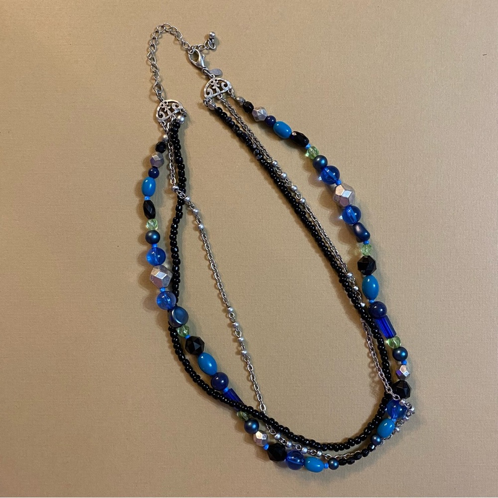 Premier Designs necklace with box, high fashion beaded jewelry